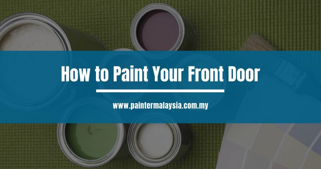 How to Paint Your Front Door